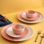 Blush Harmony Ceramic Dinner Set – 6 Piece