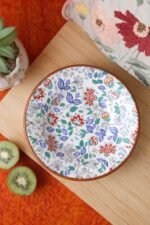 Rainbow Bloom Stoneware Large Pasta Plate – Set of 2 - Image 2