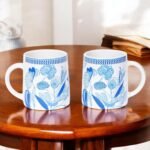 Blue Bloom Ceramic Mug