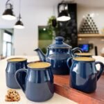 Midnight Glaze Stoneware Tea Set - Image 2