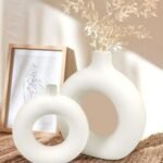 Aura Loop Ceramic Vase - Set of 2