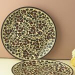 Vintage Bloom Ceramic Plates