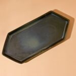 Ocean Mist Artisan Stoneware Platter - Image 2