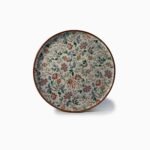 Rainbow Bloom Ceramic Dinner Plates – Handcrafted Floral Elegance (Set of 6) - Image 2
