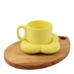 Bubble Cup & Saucer Set – Sip in the Clouds - Image 2