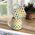 Rainbow Heartstone Mugs