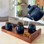 Midnight Glaze Stoneware Tea Set