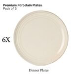 Ivory Stoneware Dinner Plates - Set of 6 - Image 4