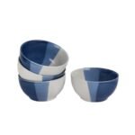Azure Dip Ceramic Bowl Set – Set of 2 - Image 3