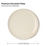 Ivory Stoneware Dinner Plates - Set of 6 - Image 3