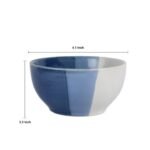 Azure Dip Ceramic Bowl Set – Set of 2 - Image 4