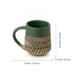 Verdant Weave Handmade Mug - Image 4