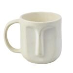 Minimalist Face Ceramic Mug - Image 5