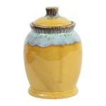 Sunset Glaze Ceramic Storage Jars – Set of 2 - Image 5
