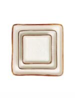 Vellara White Ceramic Serving Trays – Set of 3 Fancy Square Platters for Snacks, Dry Fruits, Salads, and Desserts - Image 5