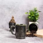 Handcrafted Oregano Coffee Mugs with Reactive Glaze | Set Of 2 - Image 3