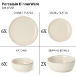Ivory Earthstone Dinner Set of 20 - Image 5