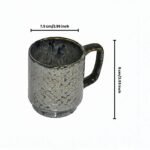 Handcrafted Oregano Coffee Mugs with Reactive Glaze | Set Of 2 - Image 2