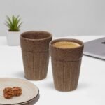 Rustic Earth Cutting Chai Glass/Cups - Set of 2 - Image 3