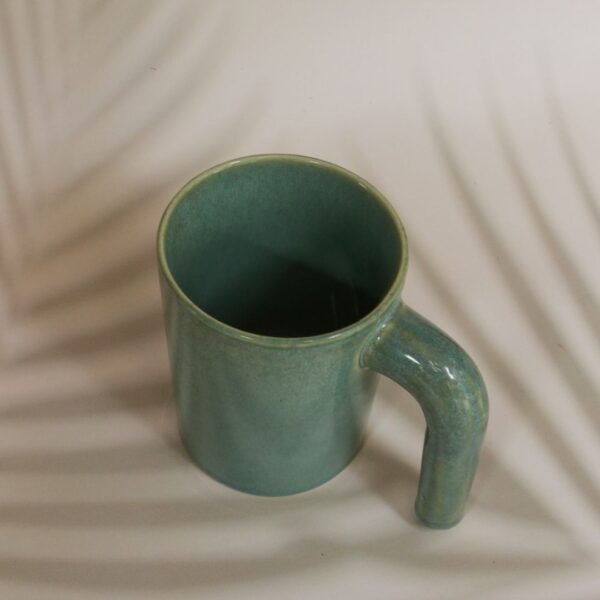 Sage Loop Handle Mug