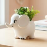 White Elephant Planter