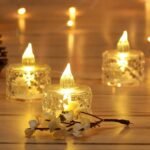 Crystal LED Tealight Candles (Set of 5) - Image 5