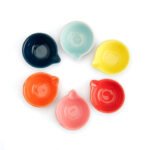 Ceramic Teardrop Diya Set (Set of 10) - Image 2