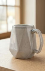Vellara Grey Sunflower Ceramic Coffee Mug (300 ml) - Image 5