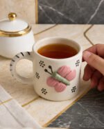 Handcrafted 3D Butterfly Ceramic Coffee Mug – Aesthetic Cute Tea Cup for Home & Gift - Image 3