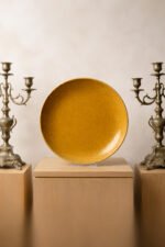 Premium Textured Ceramic Dinner Plates Set of 6 – Elegant Gloss Finish Serving Plates for Dining & Kitchen - Image 5