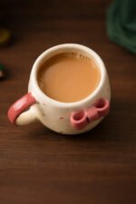 Cute Pink Bow Ceramic Mug for Coffee Tea Milk | 3D Bow Design Gift Mug for Girls Women Kids | Premium Glazed Polka Dot Finish - Image 2