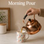 Floral Printed Ceramic Coffee Mug 280 ml | White Patterned Tea Mug for Coffee, Milk & Green Tea | Cute Aesthetic Mug