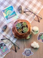 Tilly the Turtle Ceramic Succulent Planter Pot | Cute Animal Flower Pot for Indoor Plants, Desk Decor & Home Decoration - Image 4